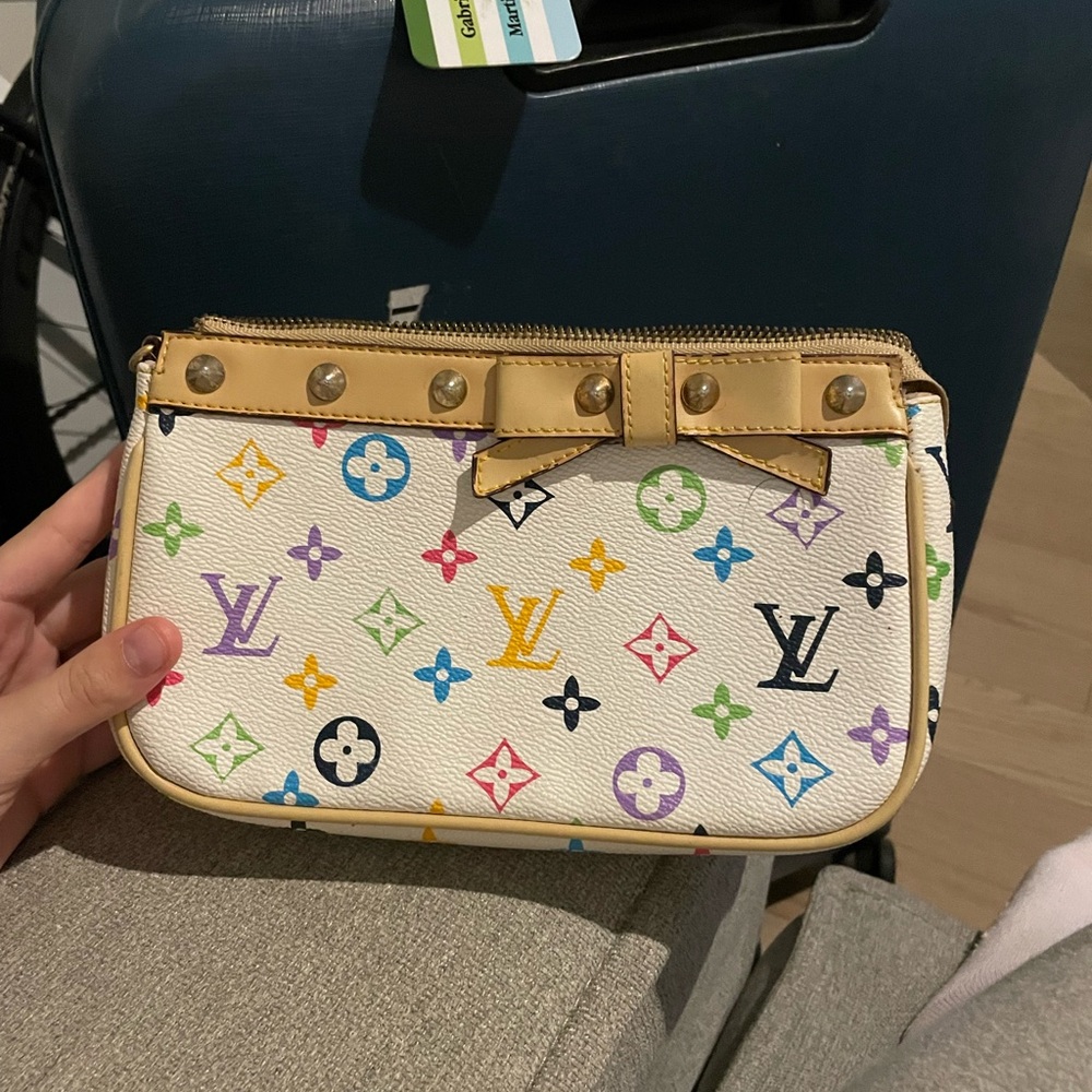 LV colorful pouch (missing strap)